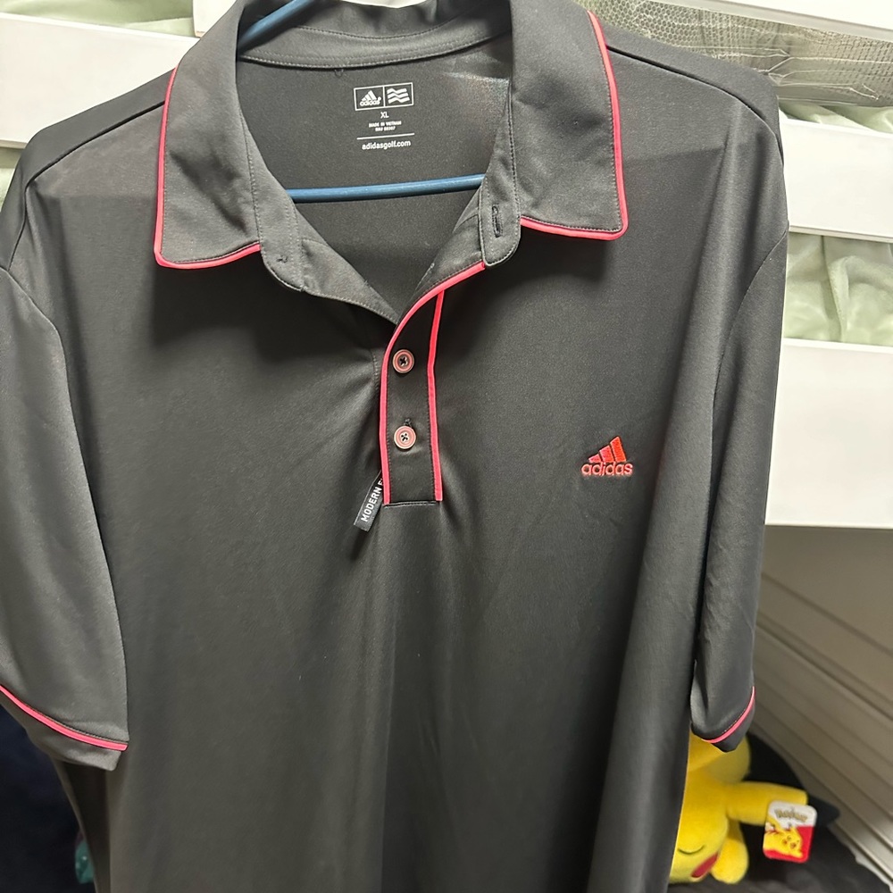 Adidas modern fit golf microfiber polo